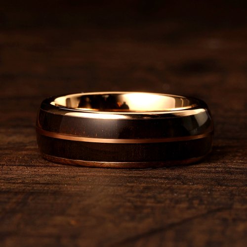 The Thyme | Tungsten Wood Men's Wedding Bands - Gentlebands