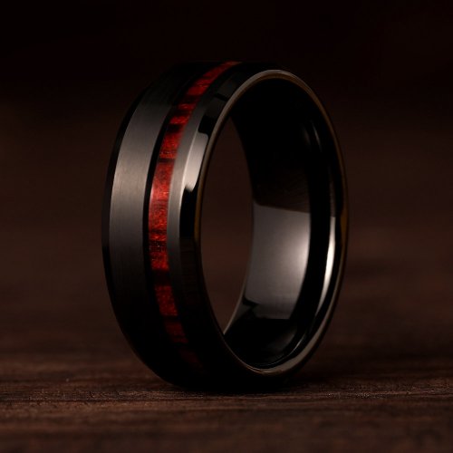 The Iron Will | Tungsten Ironwood Men's Wedding Bands - Gentlebands